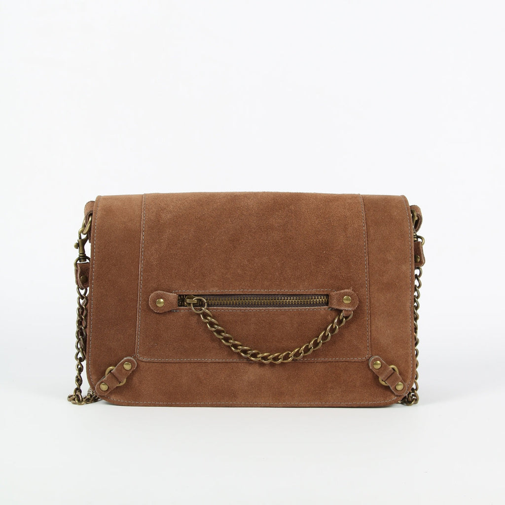 Sac À Bandoulière Seren Chaine - Marron