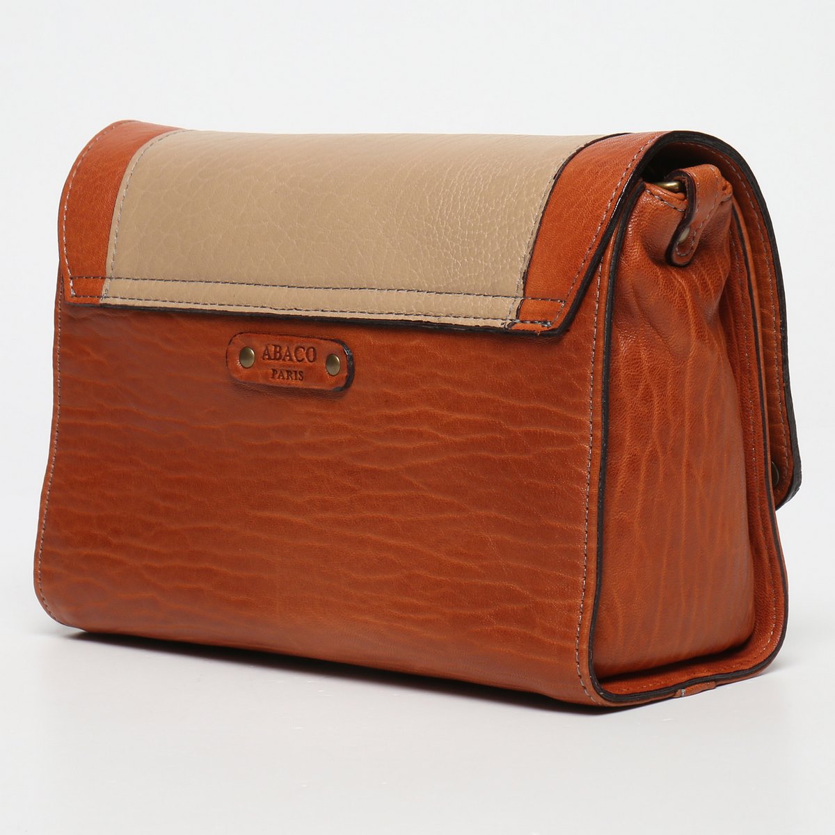 Sac À Bandoulière Alice - Java Cognac / Nude