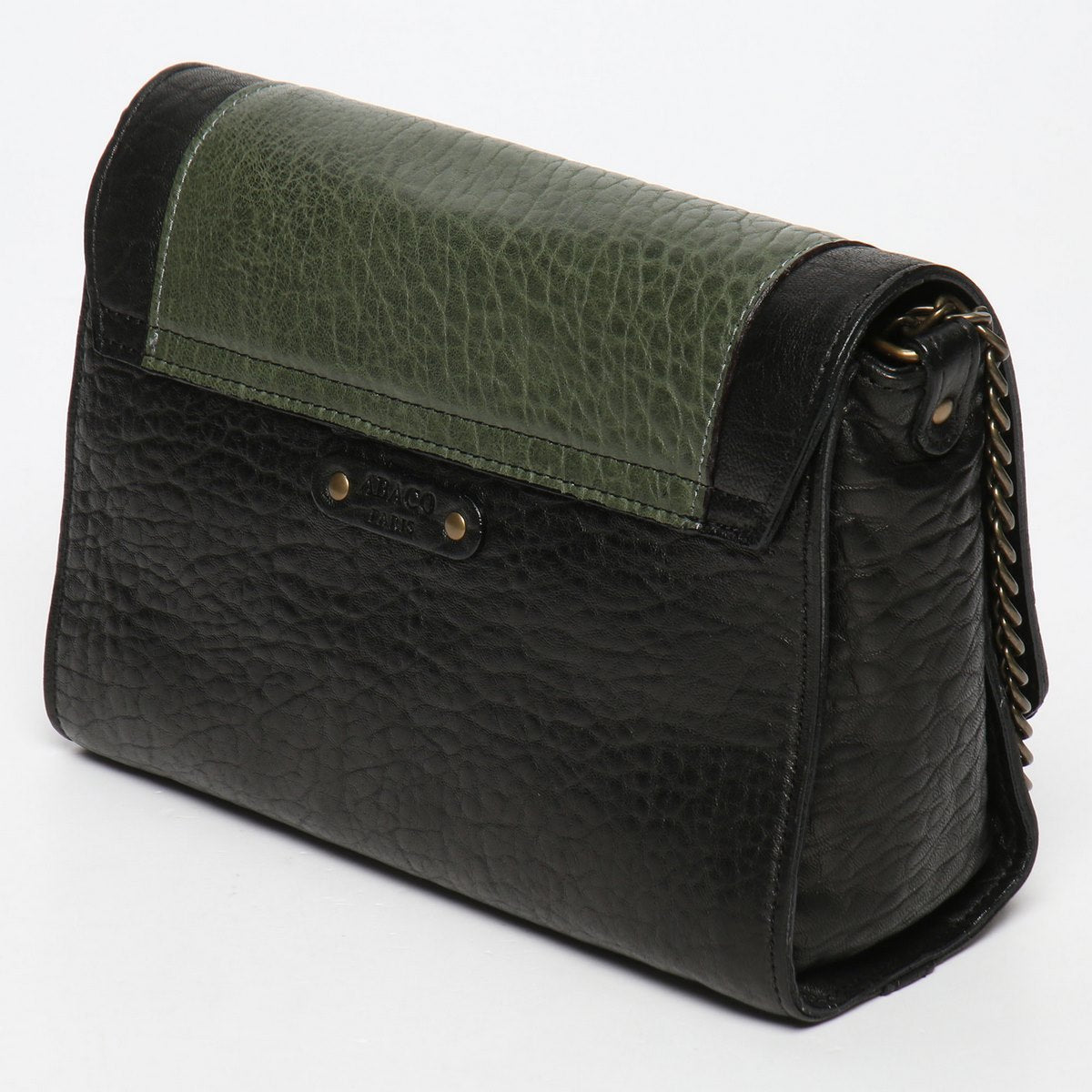 Sac À Bandoulière Alice - Noir Prncipale/Vert Bouteille Secondaire