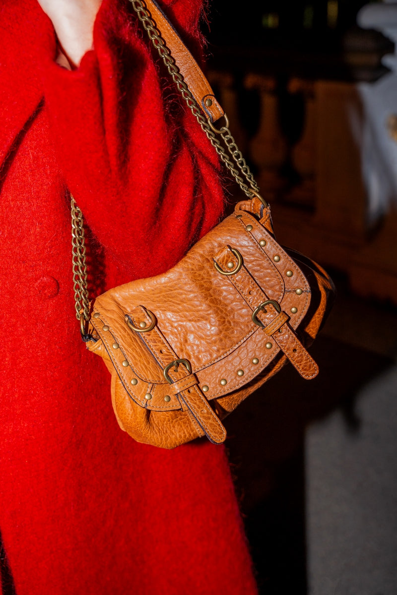 Sac À Bandoulière Donna - Camel
