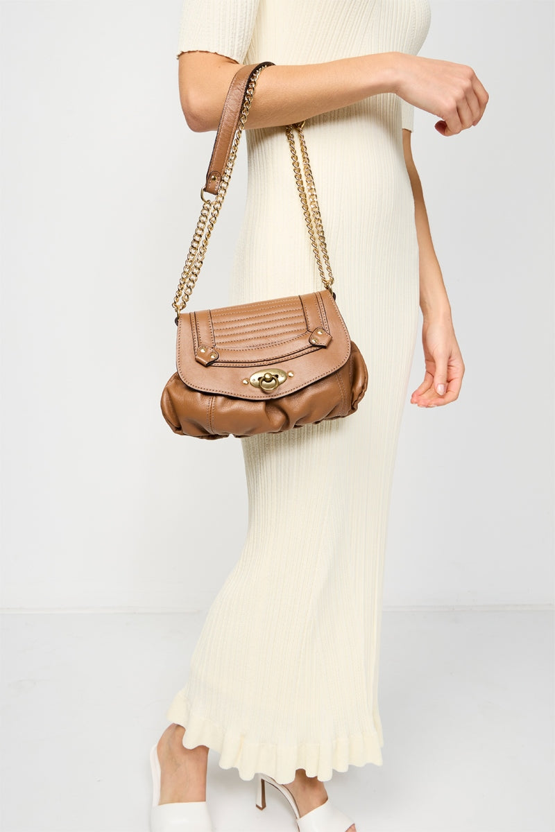 Sac À Bandoulière Tresor - Camel