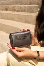 Petit Sac À Rabat Friend - Argent