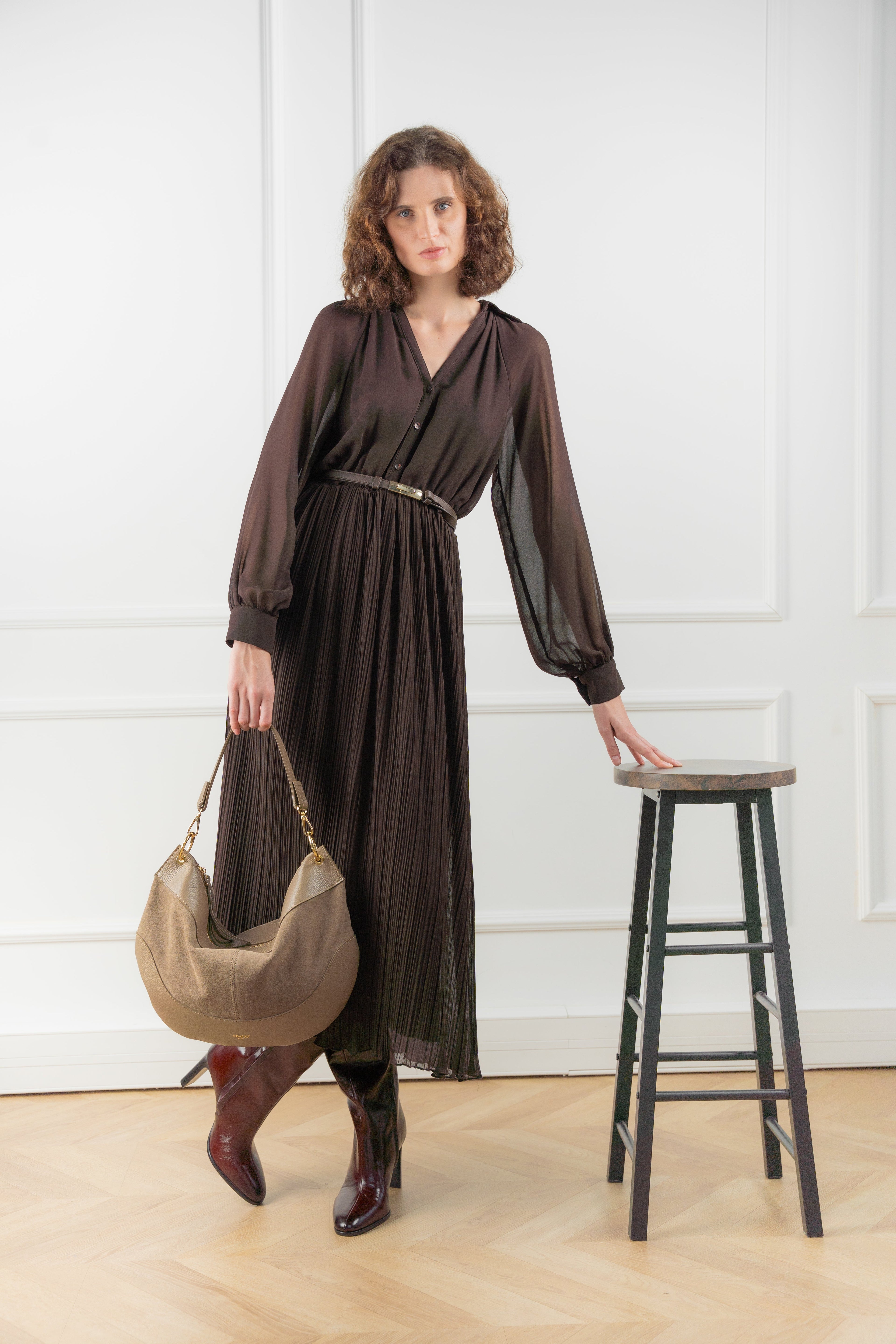 Sac À Bandouliere Kael - Taupe