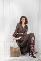 Sac À Bandouliere Lexi - Taupe