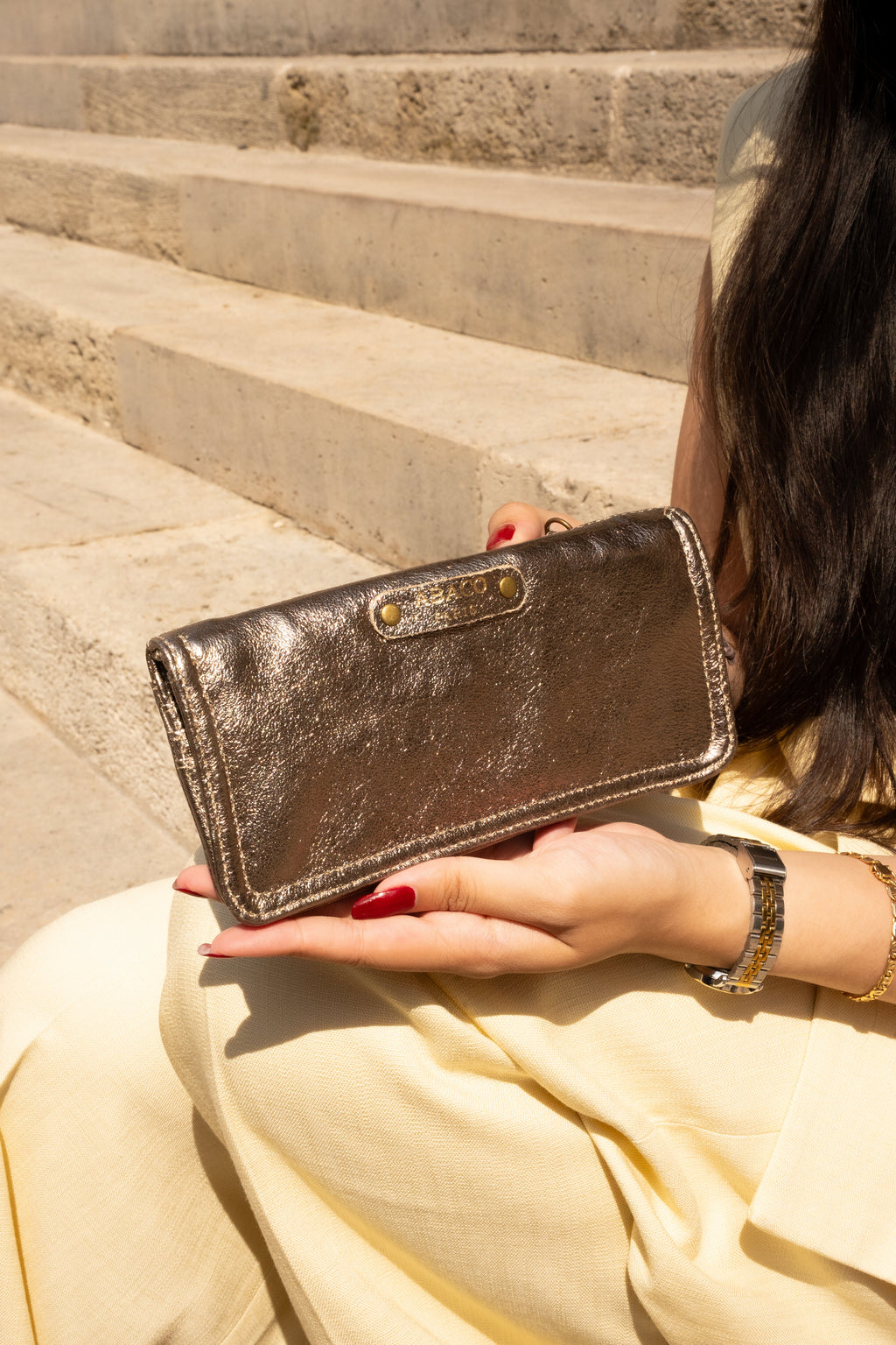 Portefeuille Nina - Bronze Brillant