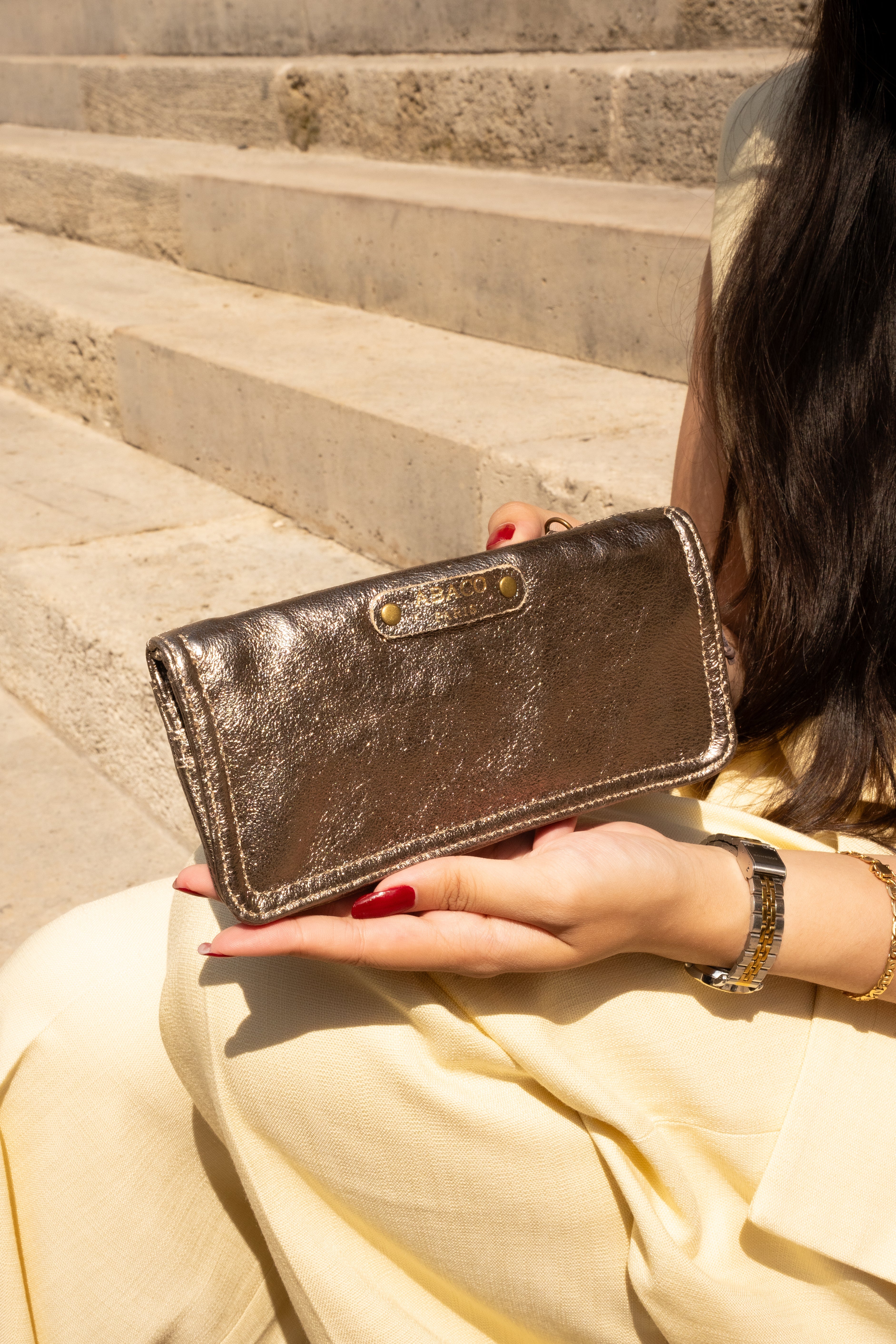 Portefeuille Nina - Bronze Brillant