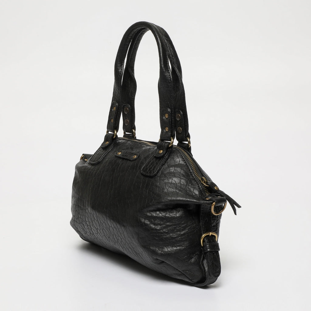 Sac À Main Mini Odelia - Noir/Imprime Python Gris