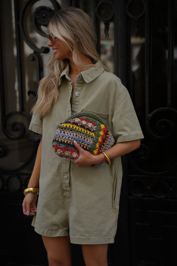 Sac En Paille Jenny - Coloré