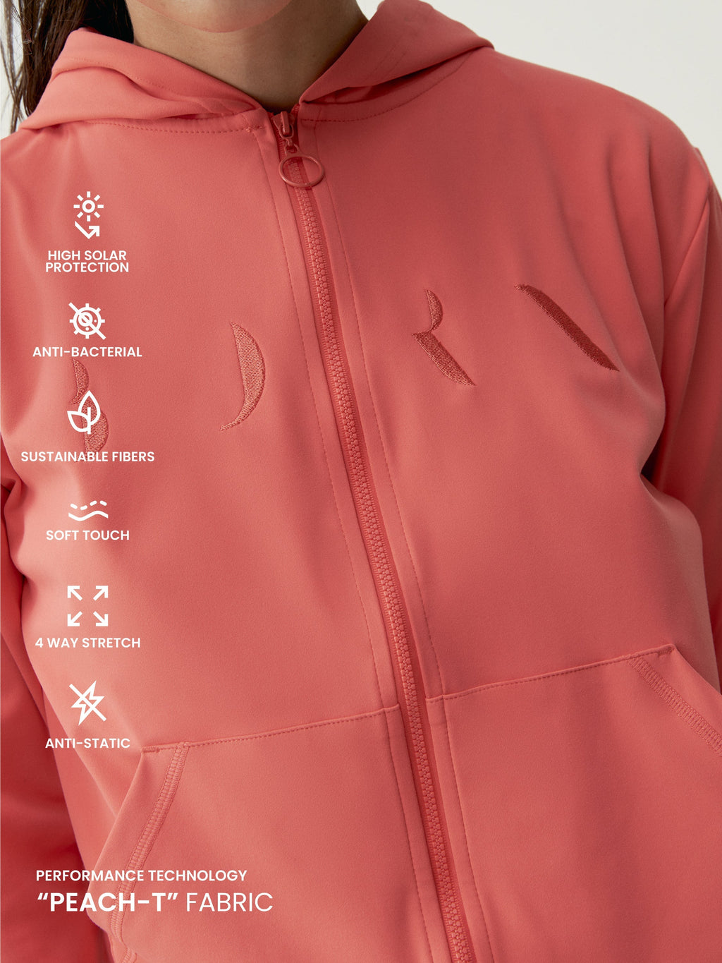 Veste Abbie - Corail Brillant - Femme