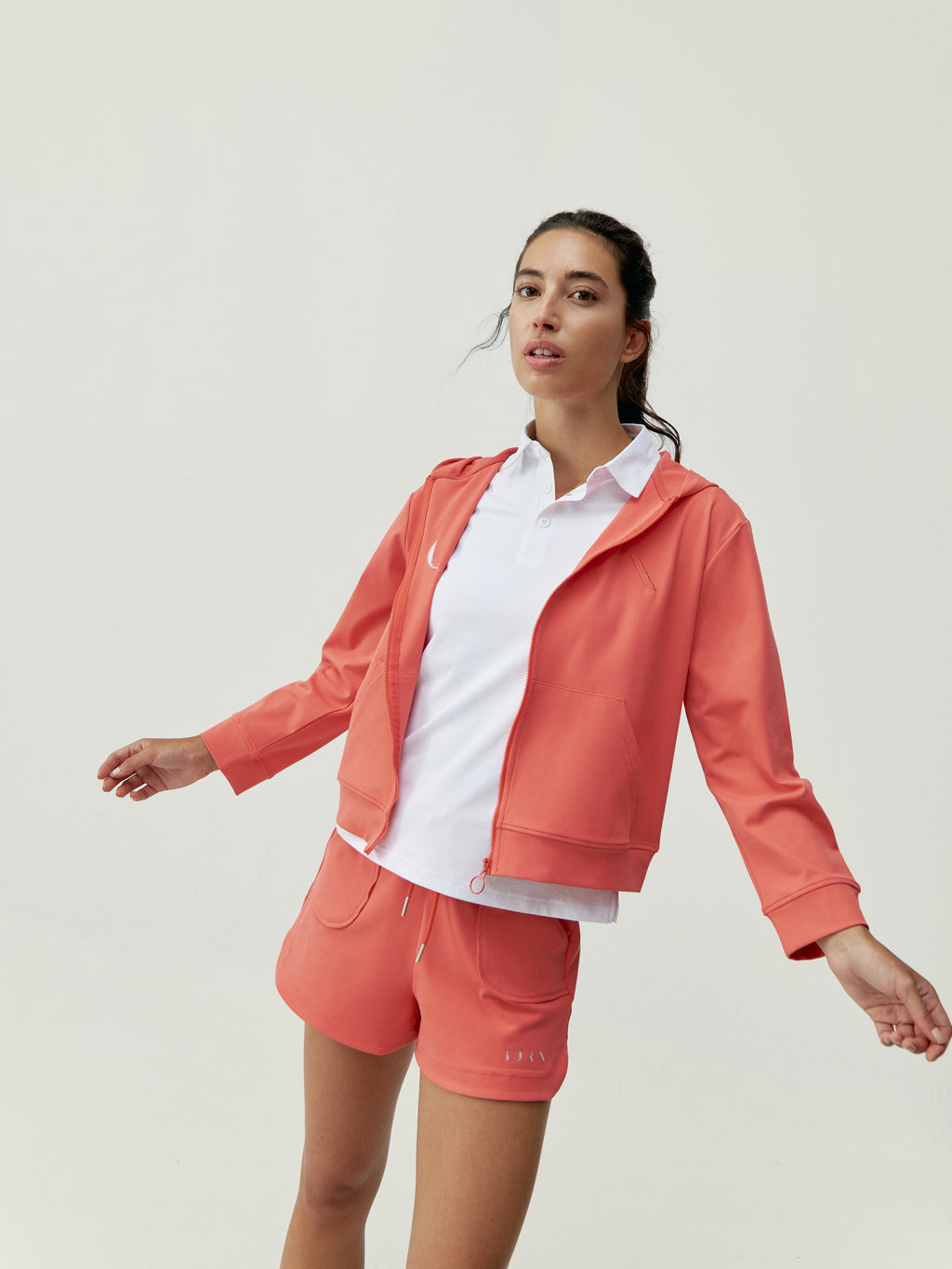 Short Abbie - Corail Brillant - Femme
