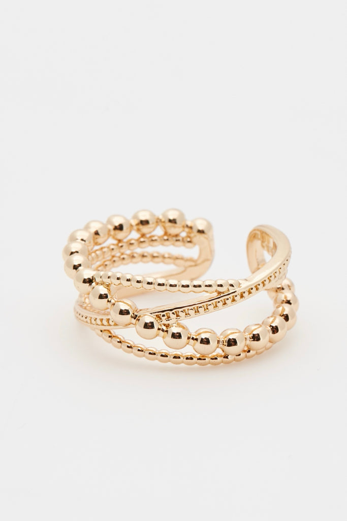 Bague Ajustable Moana - Laiton Doré