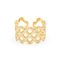 Bague Ajustable Meherio - Laiton Doré