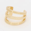 Bague Ajustable Caravelle - Laiton Doré