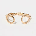 Bague Ajustable San Blas - Laiton Doré