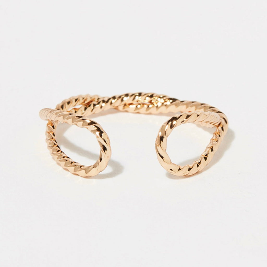 Bague Ajustable San Blas - Laiton Doré