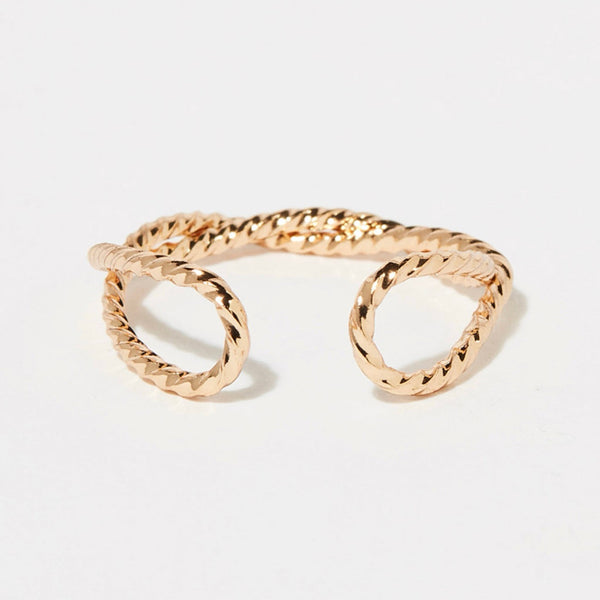 Bague Ajustable San Blas - Laiton Doré