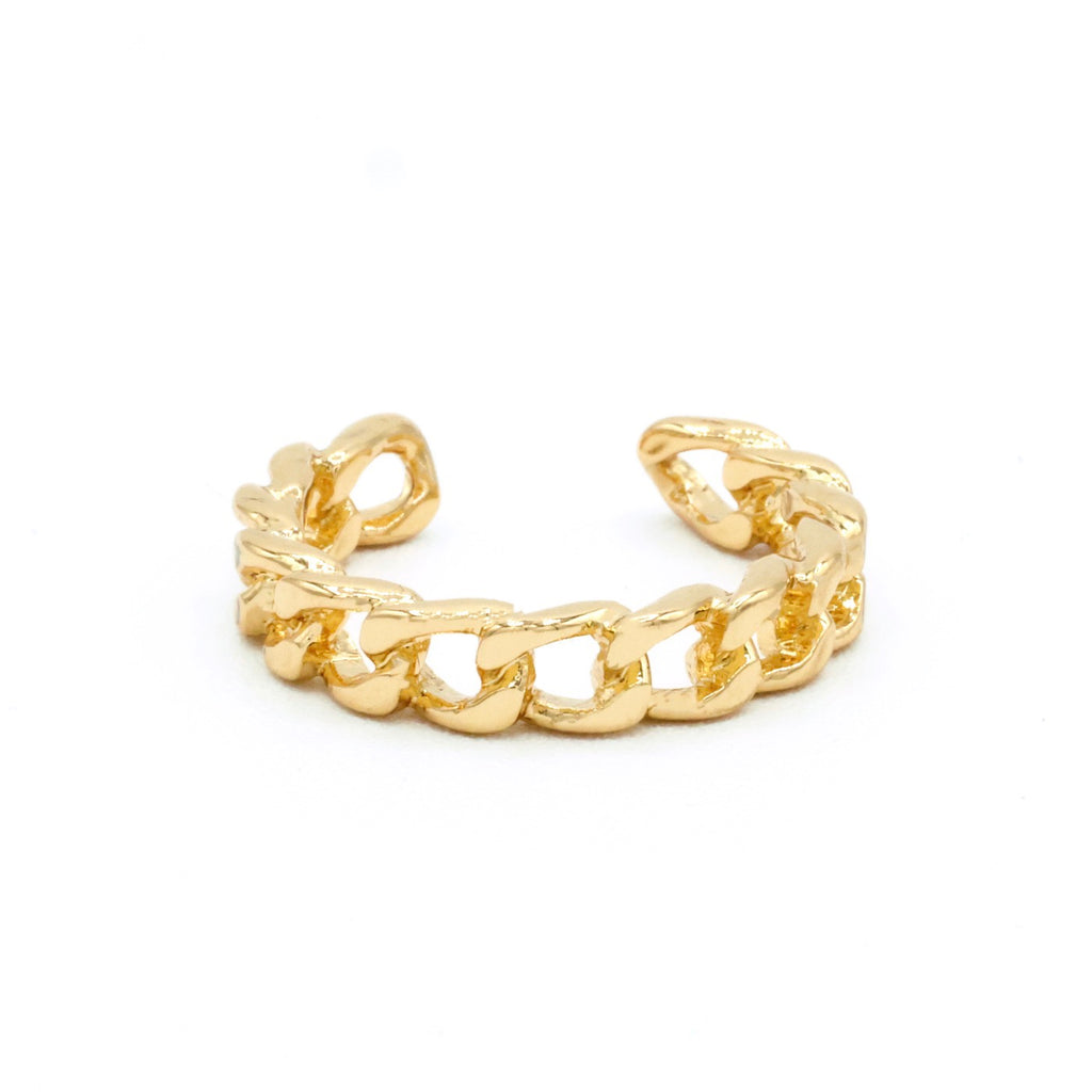 Bague Ajustable Herenui - Laiton Doré