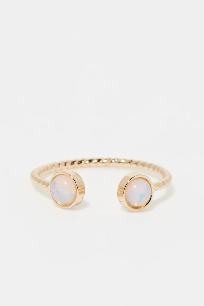 Bague Ajustable Shikoku - Laiton Doré