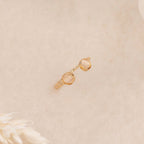 Bague Ajustable Shikoku - Laiton Doré