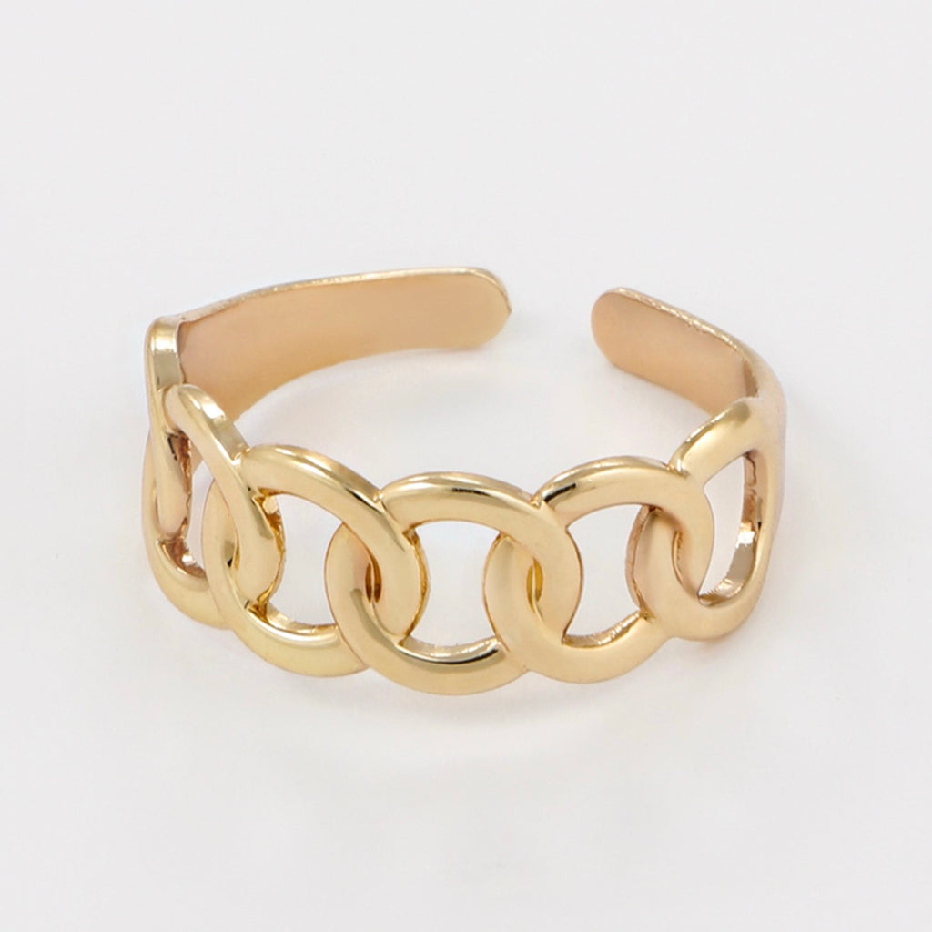 Bague Ajustable Manutea - Laiton Doré