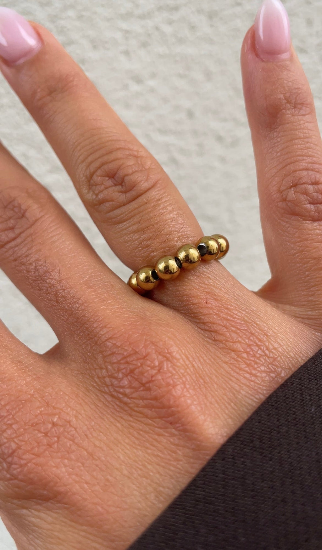 Bague Metal Pearl