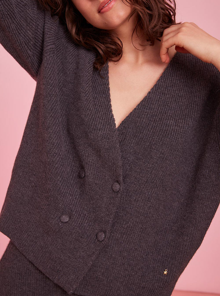 Gilet Abigou - Cendre