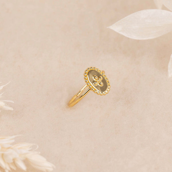 Bague Ajustable Thio - Laiton Doré