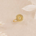 Bague Ajustable Bourail - Laiton Doré