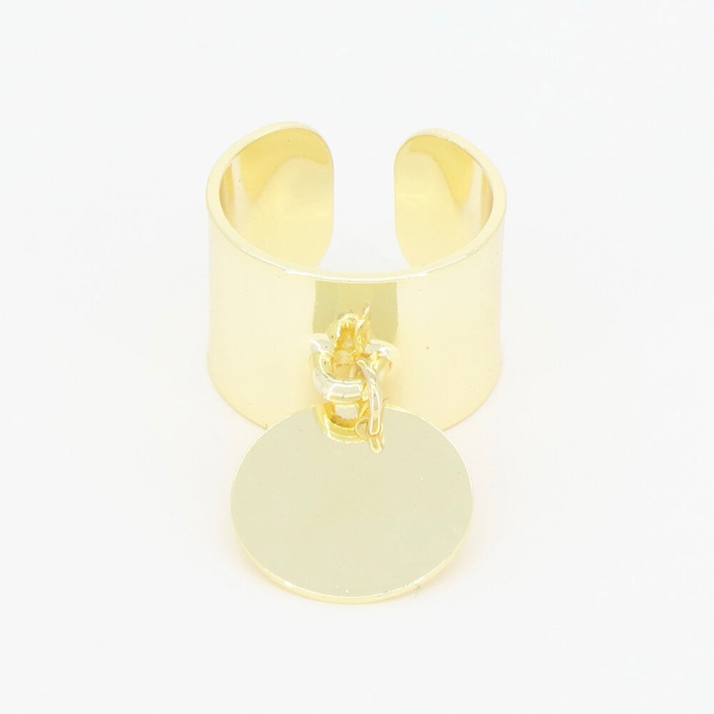 Bague Ajustable Belep - Laiton Doré