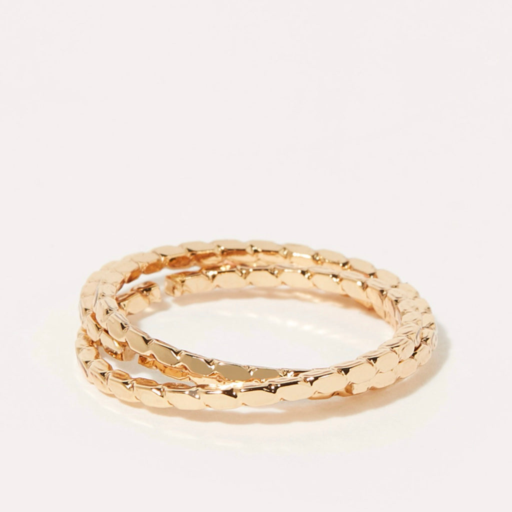 Bague Ajustable Tadine - Laiton Doré