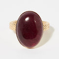Bague Ajustable Mare Fluorite - Laiton Doré