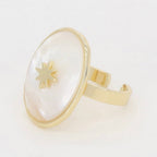 Bague Ajustable Iles Des Pins - Laiton Doré