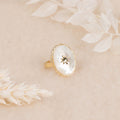 Bague Ajustable Iles Des Pins - Laiton Doré
