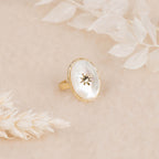Bague Ajustable Iles Des Pins - Laiton Doré