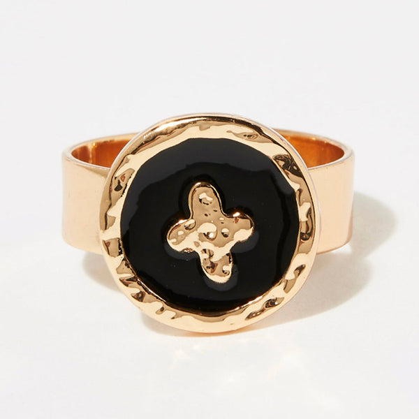 Bague Ajustable Ari - Laiton Doré