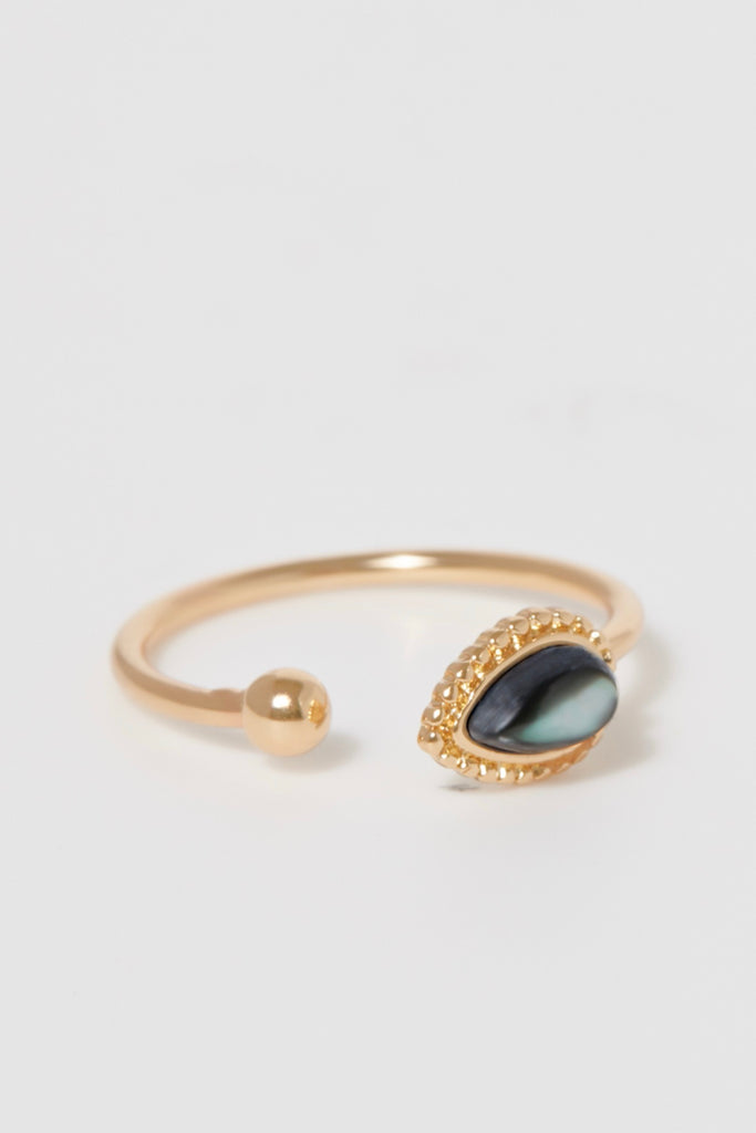 Bague Ajustable Vaihere - Laiton Doré