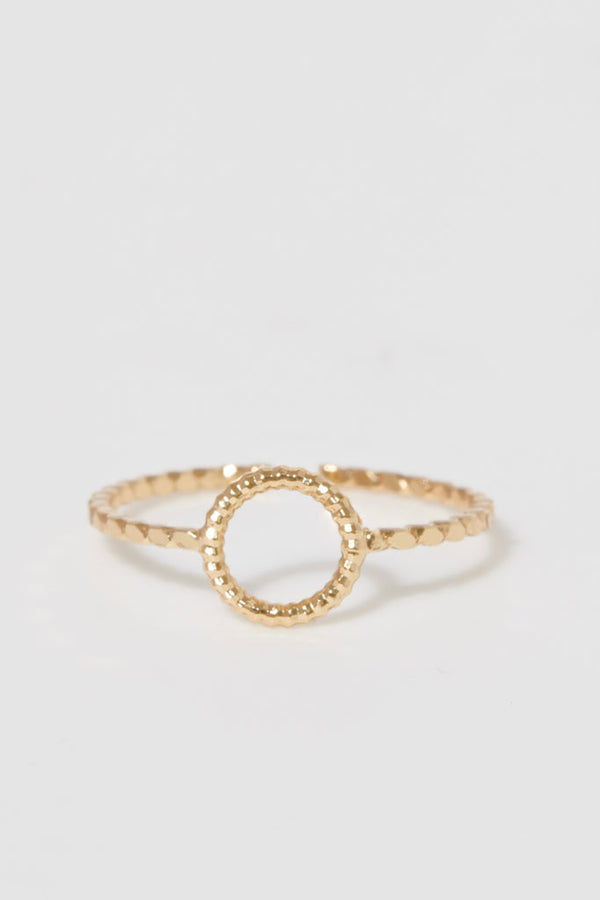 Bague Ajustable - Laiton Doré
