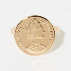 Bague Ajustable Fidji - Laiton Doré
