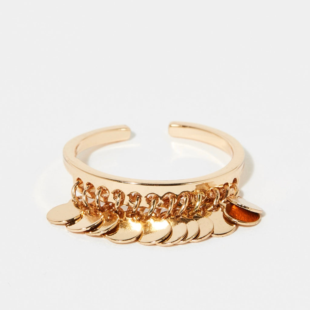 Bague Ajustable Tissia - Laiton Doré
