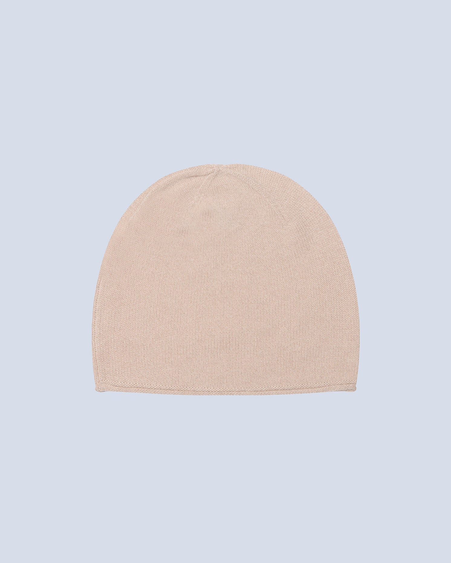 Bonnet Finitions Roulettées Billy - Grège - 100% Cachemire 12Gg - Mixte