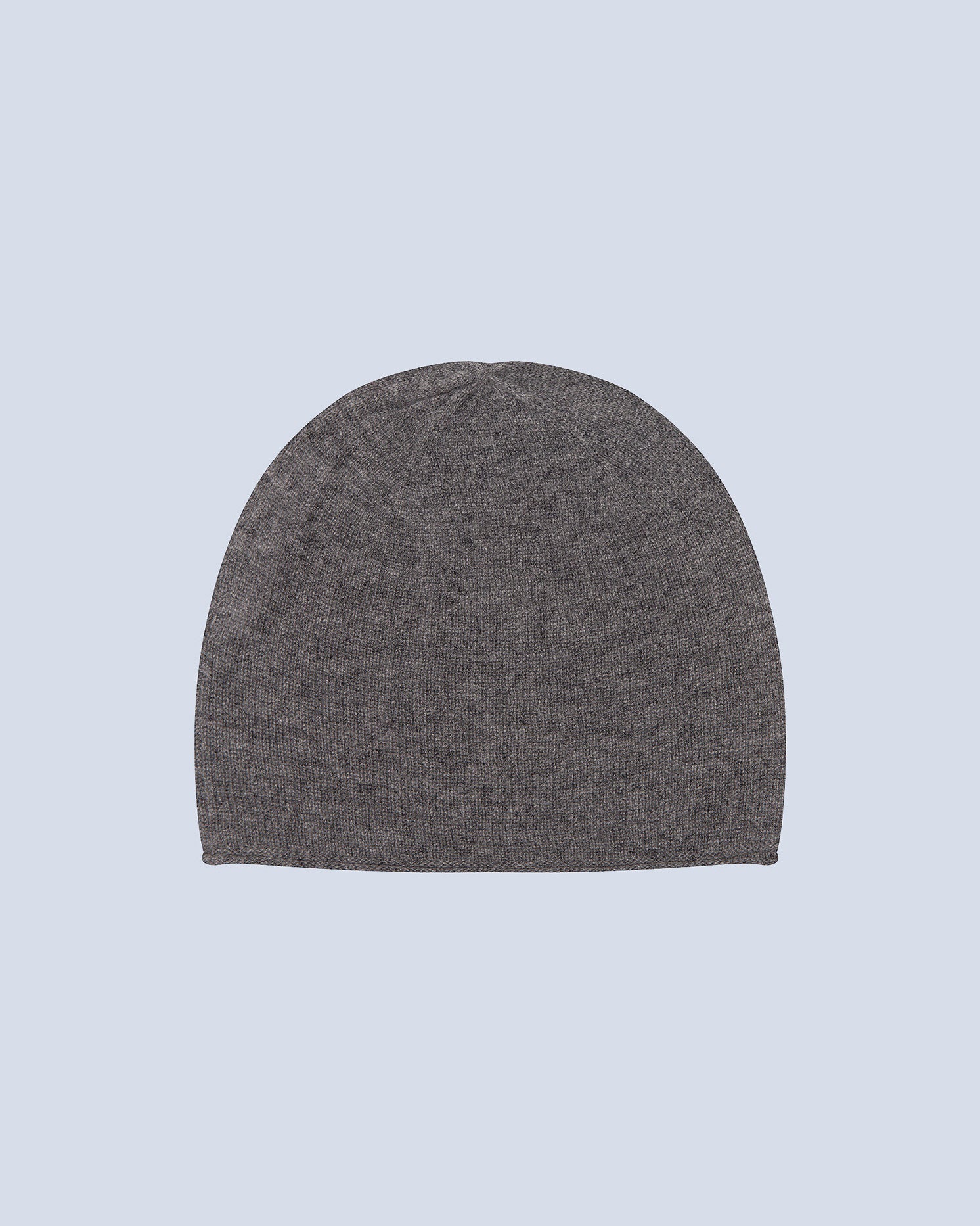 Bonnet Finitions Roulettées Billy - Gris Chine Foncé - 100% Cachemire 12Gg - Mixte