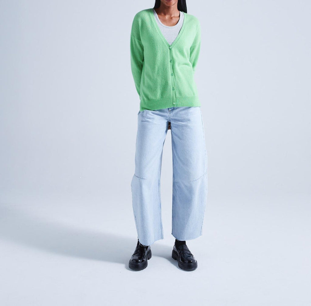 Absolut Cashmere - Cardigan Large Manches Longues Antigone - Absinthe - 100% Cachemire 12GG - Femme