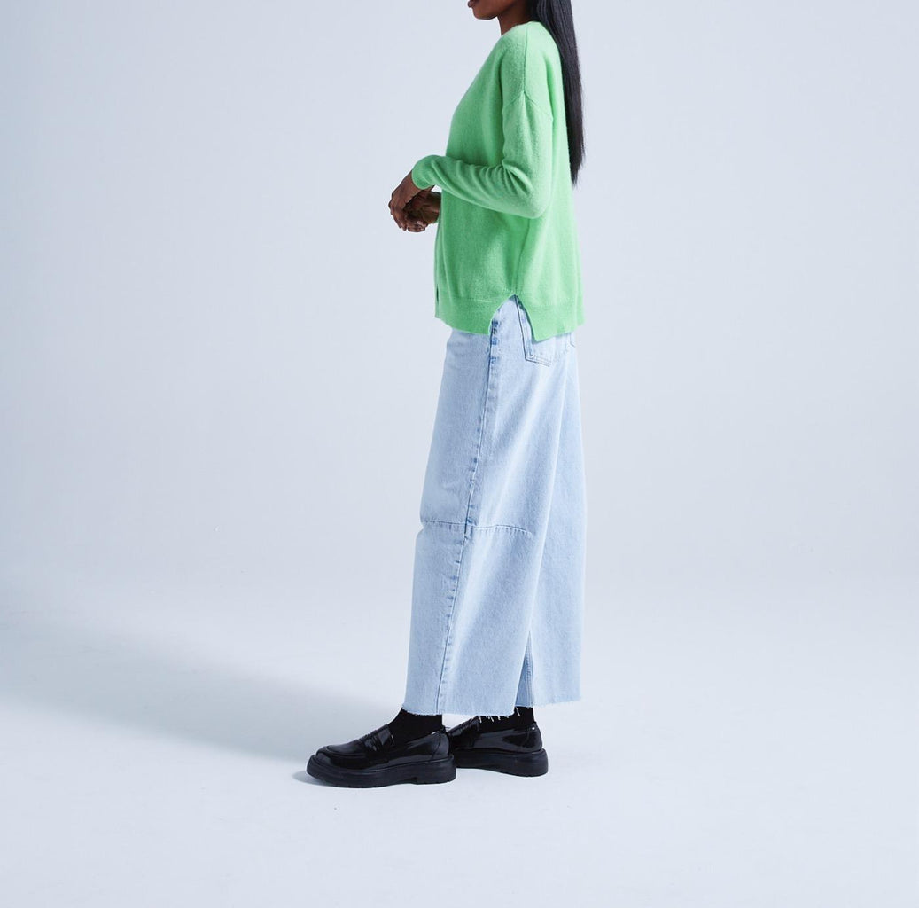 Absolut Cashmere - Cardigan Large Manches Longues Antigone - Absinthe - 100% Cachemire 12GG - Femme