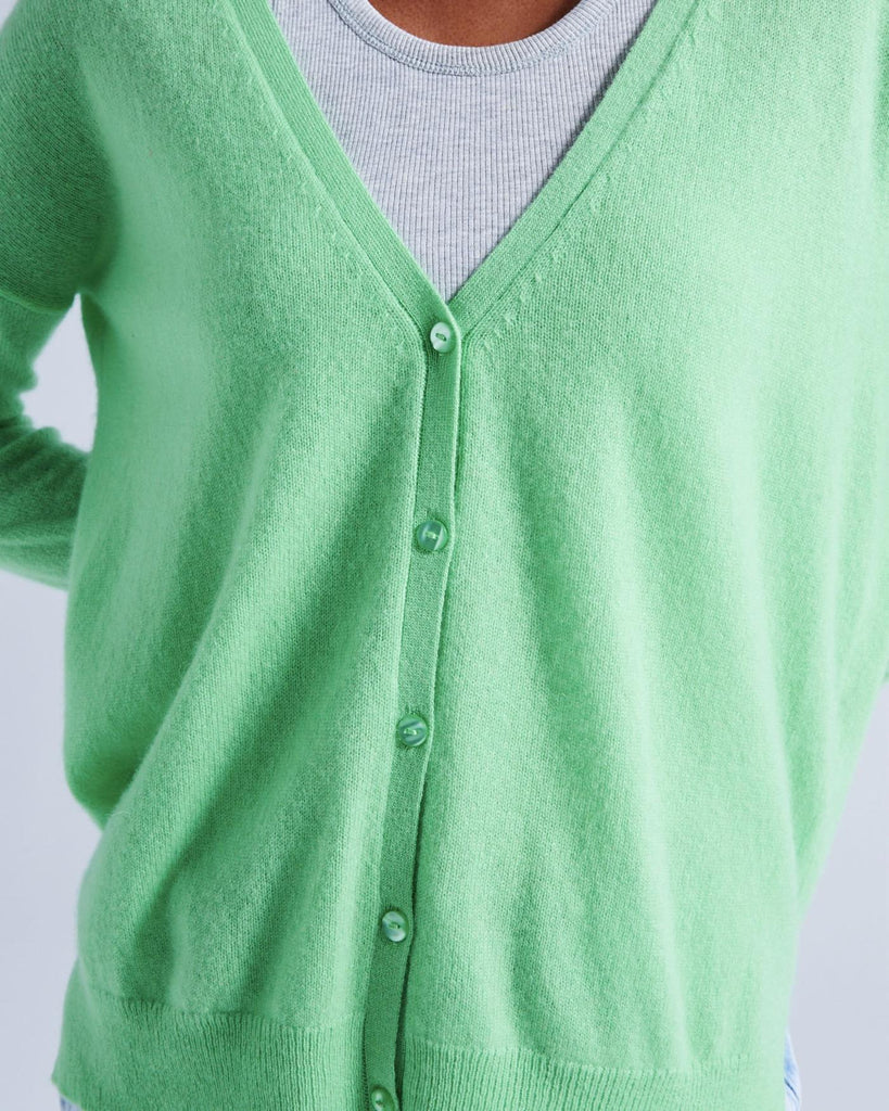 Absolut Cashmere - Cardigan Large Manches Longues Antigone - Absinthe - 100% Cachemire 12GG - Femme