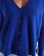 Absolut Cashmere - Cardigan Large Manches Longues Antigone - Nautique - 100% Cachemire 12GG - Femme