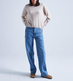Absolut Cashmere - Pull Col Rond Kaira - Grège - 100% Cachemire 12GG - Femme