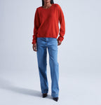 Absolut Cashmere - Pull Col Rond Kaira - Nectarine - 100% Cachemire 12GG - Femme