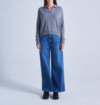 Absolut Cashmere - Polo Manches Longues Karena - Gris Chine Foncé - Femme