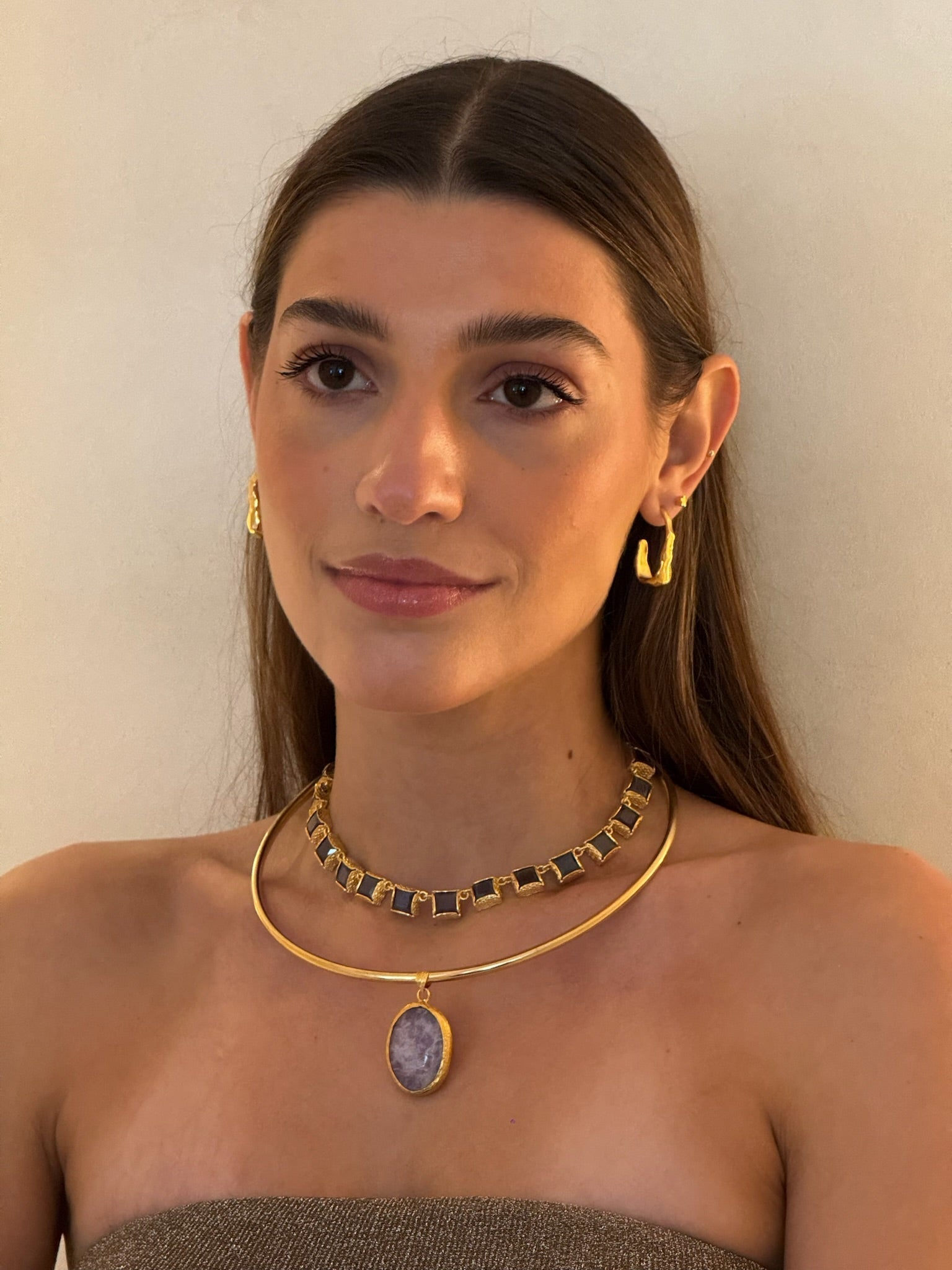 Chocker Amuleto Lila