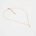Collier Molokini En Nacre Blanche - Laiton Doré
